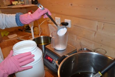 L’eau, base de la solution de soude