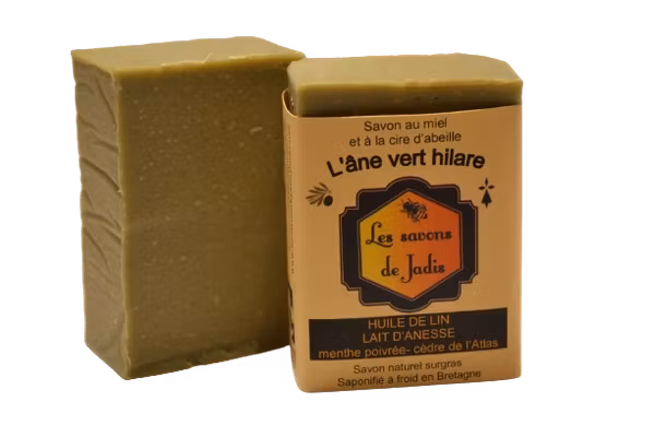 L'âne vert hilare